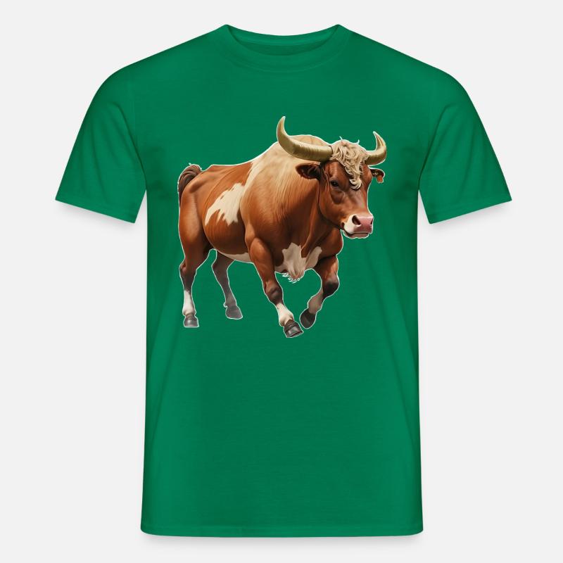 Stier - Männer T-Shirt - Kelly Green