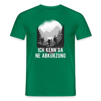 Je connais une abréviation I Mountains Home Vacation - T-shirt homme - vert - Devant - AI Model Male 178 dark (178cm)