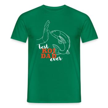 Kois Bester Koi Papa ever Koi - Männer T-Shirt - Kelly Green - Vorne - AI Model Male 178 dark (178cm)