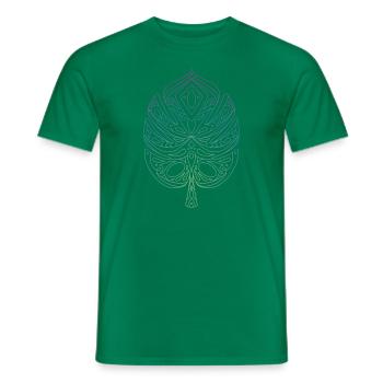 Spiritual Monstera Yoga Meditation Monstera Leaf - Men's T-Shirt - kelly green - Front - AI Model Male 178 dark (178cm)