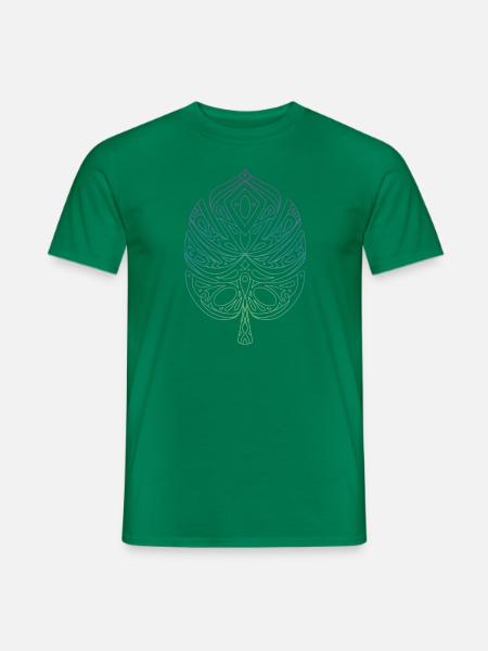 Spiritual Monstera Yoga Meditation Monstera Blatt - Männer T-Shirt - Kelly Green