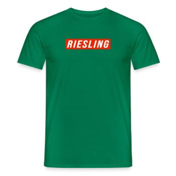 Pfälzer Riesling Wein Weinfest - Männer T-Shirt - Kelly Green - Vorne - AI Model Male 178 dark (178cm)