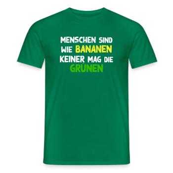 gegen linke grüne Politik grün nein Danke - Männer T-Shirt - Kelly Green - Vorne - AI Model Male 178 dark (178cm)