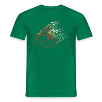 Cool Quad ATV Enthusiasts Quad Racers - T-shirt homme - vert - Devant - AI Model Male 178 dark (178cm)