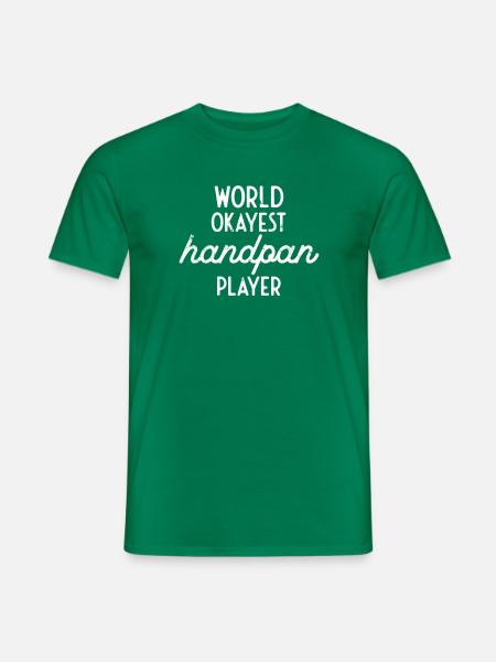 Worls Okayest Handpan-Spieler - Männer T-Shirt - Kelly Green