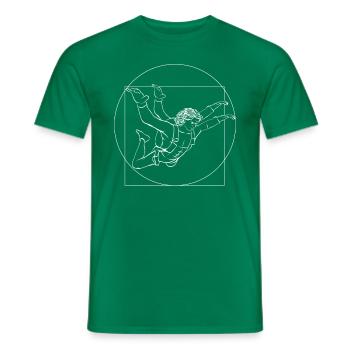 Lustiger Fallschirmspringer-Spruch Skydiver - Männer T-Shirt - Kelly Green - Vorne - AI Model Male 178 dark (178cm)