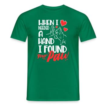 Chihuahuas doux Amour Chihuahua - T-shirt homme - vert - Devant - AI Model Male 178 dark (178cm)