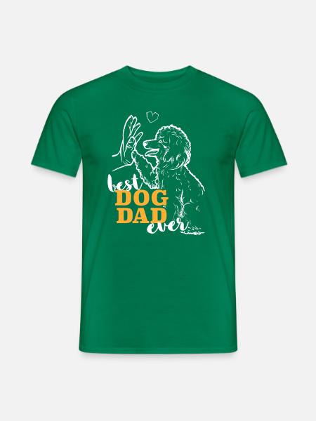 Best poodle daddy poodle - Men's T-Shirt - kelly green