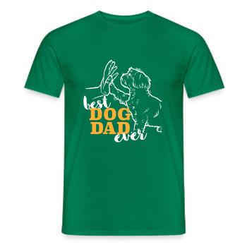 Best Shih Tzu Dad - Men's T-Shirt - kelly green - Front - AI Model Male 178 dark (178cm)