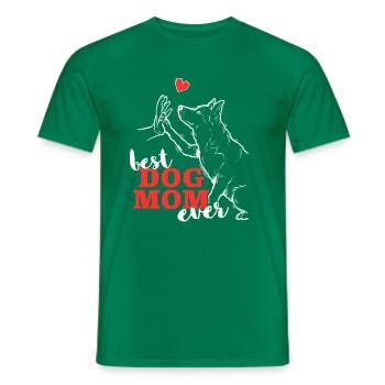 Beste Siberian Husky Mutter Siberian Husky - Männer T-Shirt - Kelly Green - Vorne - AI Model Male 178 dark (178cm)