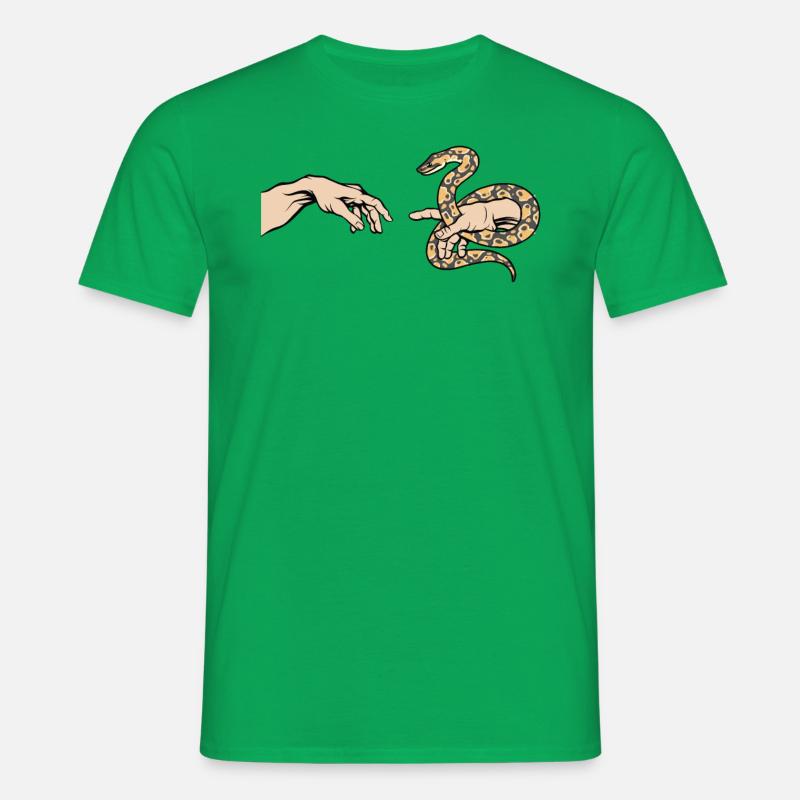 Python Love Funny Python Snake - Men's T-Shirt - kelly green
