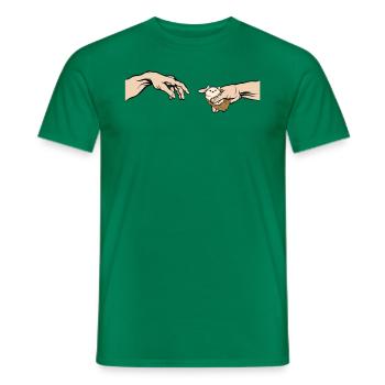 Niedlicher Igel Für Tierliebhaber Igel - Männer T-Shirt - Kelly Green - Vorne - AI Model Male 178 dark (178cm)