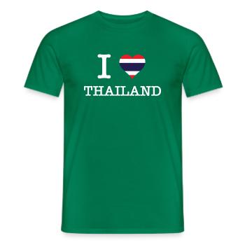 Thailand Ich Liebe Thailand - Männer T-Shirt - Kelly Green - Vorne - AI Model Male 178 dark (178cm)