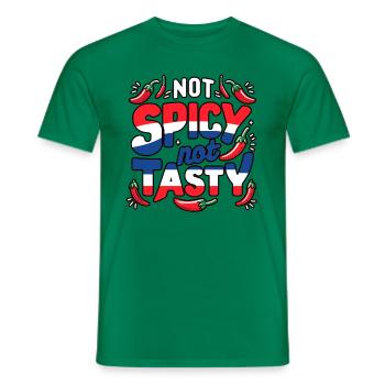 Funny Thai Food Design for Spicy Lovers - Men's T-Shirt - kelly green - Front - AI Model Male 178 dark (178cm)