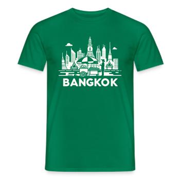 Thailand Vibrant Bangkok Thai Tours - Men's T-Shirt - kelly green - Front - AI Model Male 178 dark (178cm)