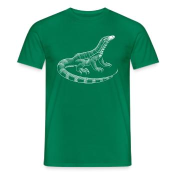 Komodowaran Waraneidechse - Männer T-Shirt - Kelly Green - Vorne - AI Model Male 178 dark (178cm)
