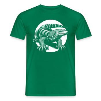 Komodowaran Waraneidechse - Männer T-Shirt - Kelly Green - Vorne - AI Model Male 178 dark (178cm)