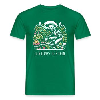 Dunkler Humor Gärtner Lustiger Garten - Männer T-Shirt - Kelly Green - Vorne - AI Model Male 178 dark (178cm)