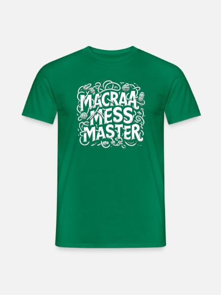 Creative macrame artist Funny macrame - Men's T-Shirt - kelly green
