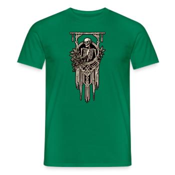 Dunkler Humor Makramee-design Für Bastelfreunde - Männer T-Shirt - Kelly Green - Vorne - AI Model Male 178 dark (178cm)