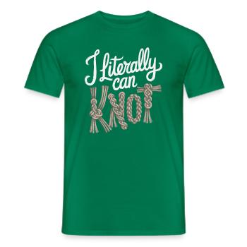 Cord Hobby Makramee Künstler Weber Cord - Männer T-Shirt - Kelly Green - Vorne - AI Model Male 178 dark (178cm)