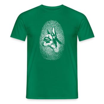 Chihuahua Empreinte digitale Creative Chihuahua - T-shirt homme - vert - Devant - AI Model Male 178 dark (178cm)