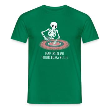 Diy Rug Funny Rug Tufting - Men's T-Shirt - kelly green - Front - AI Model Male 178 dark (178cm)