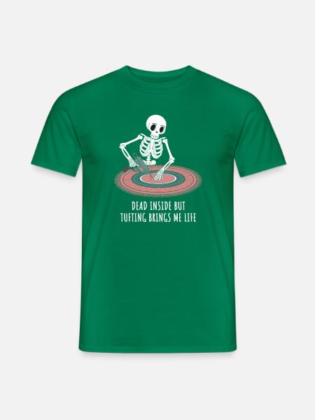 Diy-teppich Lustiger Teppich Tufting - Männer T-Shirt - Kelly Green