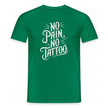 Funny Tattoo Quote Ink Humor Funny Tattoo - Männer T-Shirt - Kelly Green - Vorne - AI Model Male 178 dark (178cm)