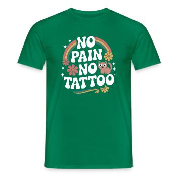 Funny Tattoo Quote Ink Humor Funny Tattoo - Männer T-Shirt - Kelly Green - Vorne - AI Model Male 178 dark (178cm)