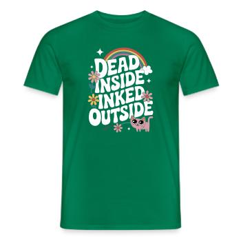 Funny Tattoo Quote Ink Humor Funny Tattoo - Männer T-Shirt - Kelly Green - Vorne - AI Model Male 178 dark (178cm)