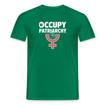 Occupy Patriarchy Feminist Empowerment - Männer T-Shirt - Kelly Green - Vorne - AI Model Male 178 dark (178cm)