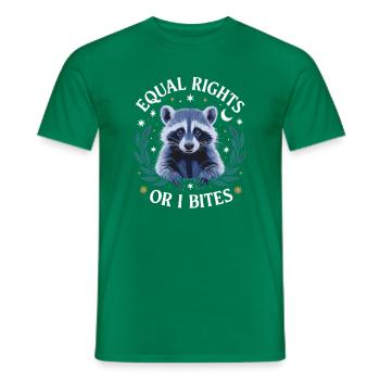 Anti Patriarchy Equal Rights Or I Bites Feminist - Männer T-Shirt - Kelly Green - Vorne - AI Model Male 178 dark (178cm)
