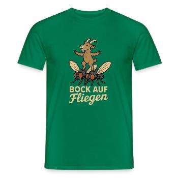 Hôtesse de l’air drôle de buck sur le dicton de vol - T-shirt homme - vert - Devant - AI Model Male 178 dark (178cm)