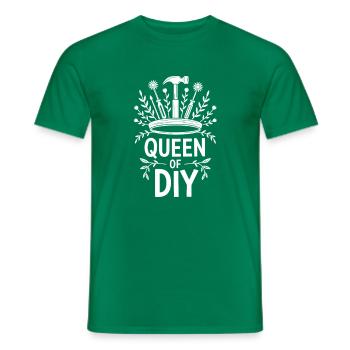 Cool Diy Königin Der Diy-basteleien - Männer T-Shirt - Kelly Green - Vorne - AI Model Male 178 dark (178cm)