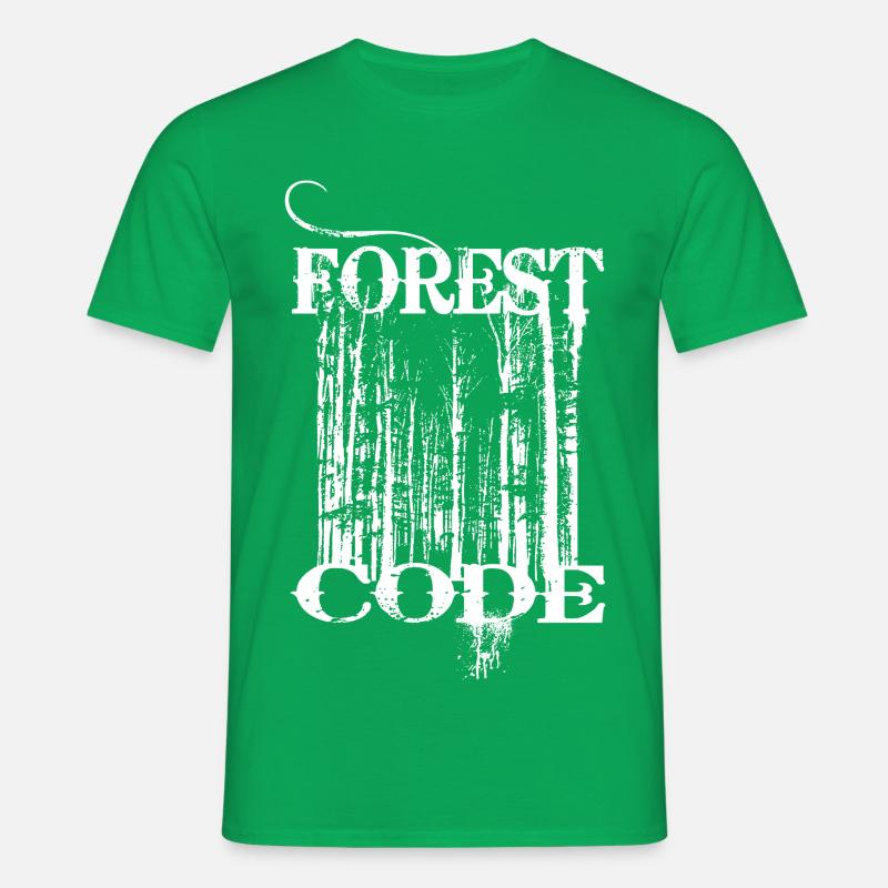 Forest Code - Men's T-Shirt - kelly green