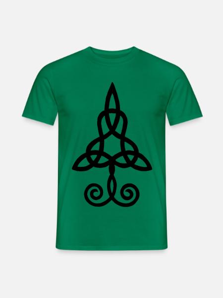 Baum und Natur (Schwarz) - Männer T-Shirt - Kelly Green