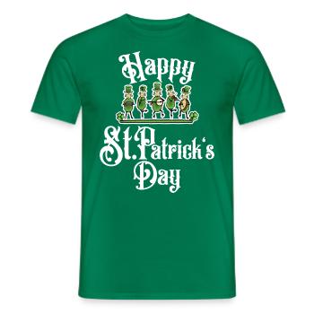 Happy St.Patrick´s Day - Männer T-Shirt - Kelly Green - Vorne - AI Model Male 178 dark (178cm)