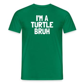 I'm a turtle broth funny Halloween Bo - Men's T-Shirt - kelly green - Front - AI Model Male 178 dark (178cm)