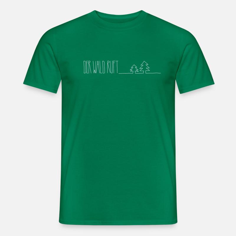 Der Wald ruft - Männer T-Shirt - Kelly Green