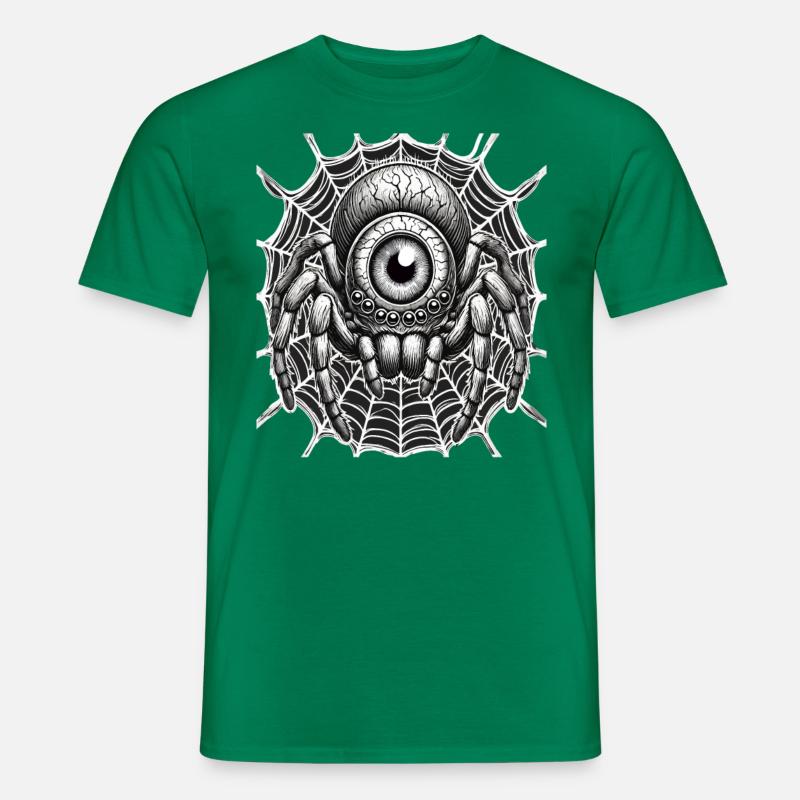 Halloween, Spinne - Männer T-Shirt - Kelly Green
