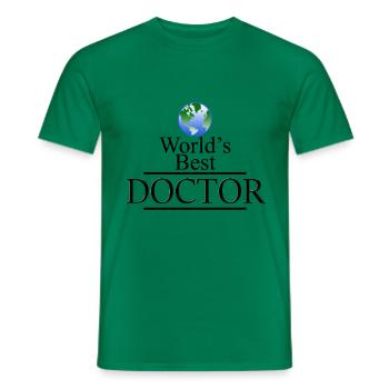 Weltbester Doktor - Männer T-Shirt - Kelly Green - Vorne - AI Model Male 178 dark (178cm)