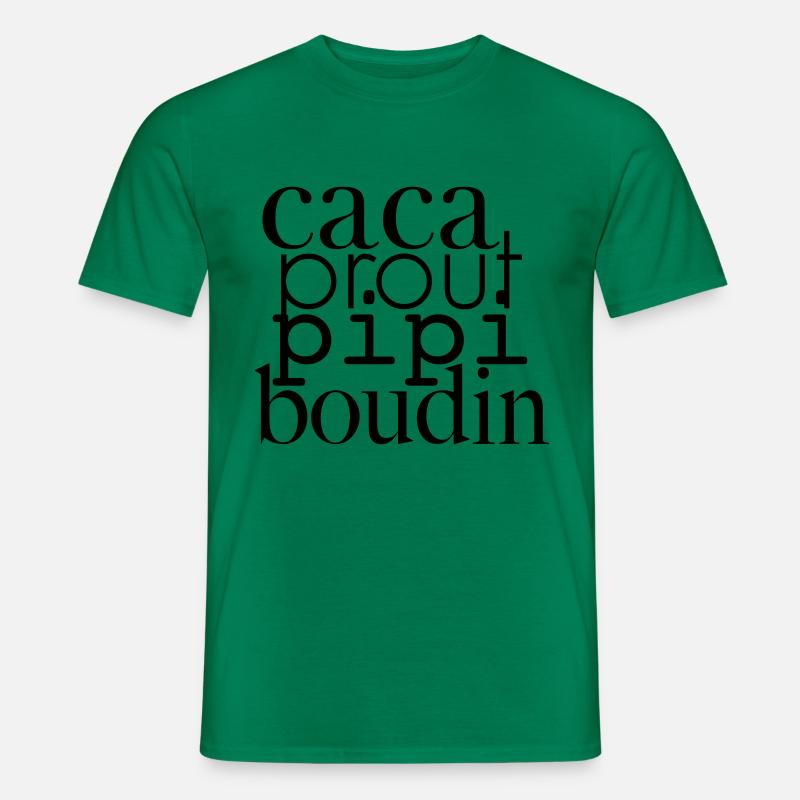CACA prout Spule Pee - Männer T-Shirt - Kelly Green