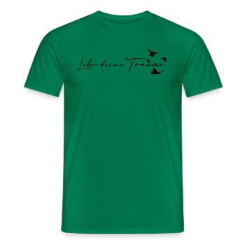 Live your dreams - Men's T-Shirt - kelly green - Front - AI Model Male 178 dark (178cm)
