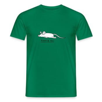 Maus lustiges Design mit Wortspiel - Männer T-Shirt - Kelly Green - Vorne - AI Model Male 178 dark (178cm)