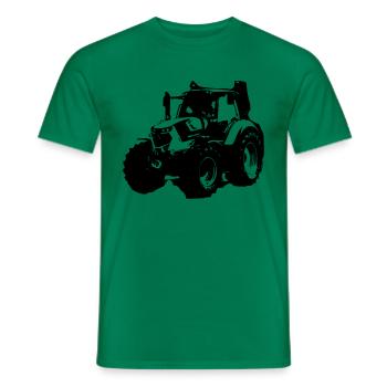 Agrotron Deutz neues Design - Männer T-Shirt - Kelly Green - Vorne - AI Model Male 178 dark (178cm)