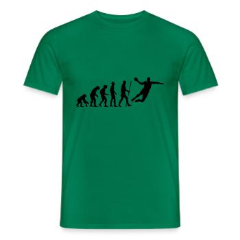 Handball Evolution - Männer T-Shirt - Kelly Green - Vorne - AI Model Male 178 dark (178cm)