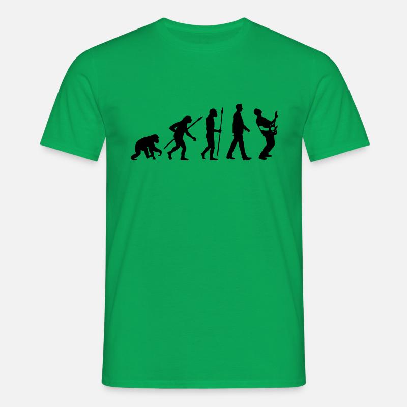 evolution_rocks_032012_l1c - Men's T-Shirt - kelly green