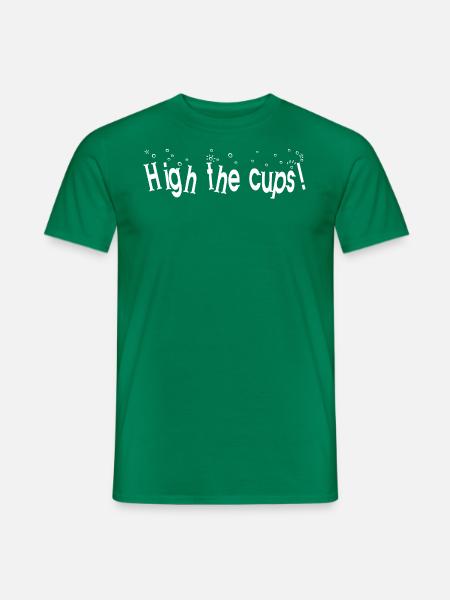 Funshop - High the cups! - Männer T-Shirt - Kelly Green