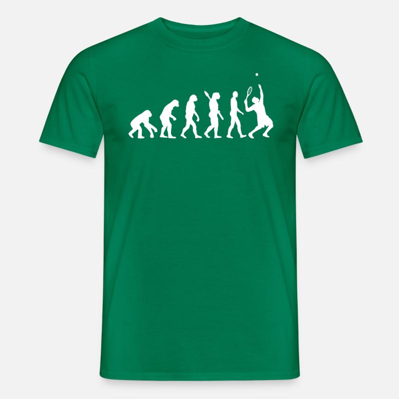 Evolution Tennis - Männer T-Shirt - Kelly Green